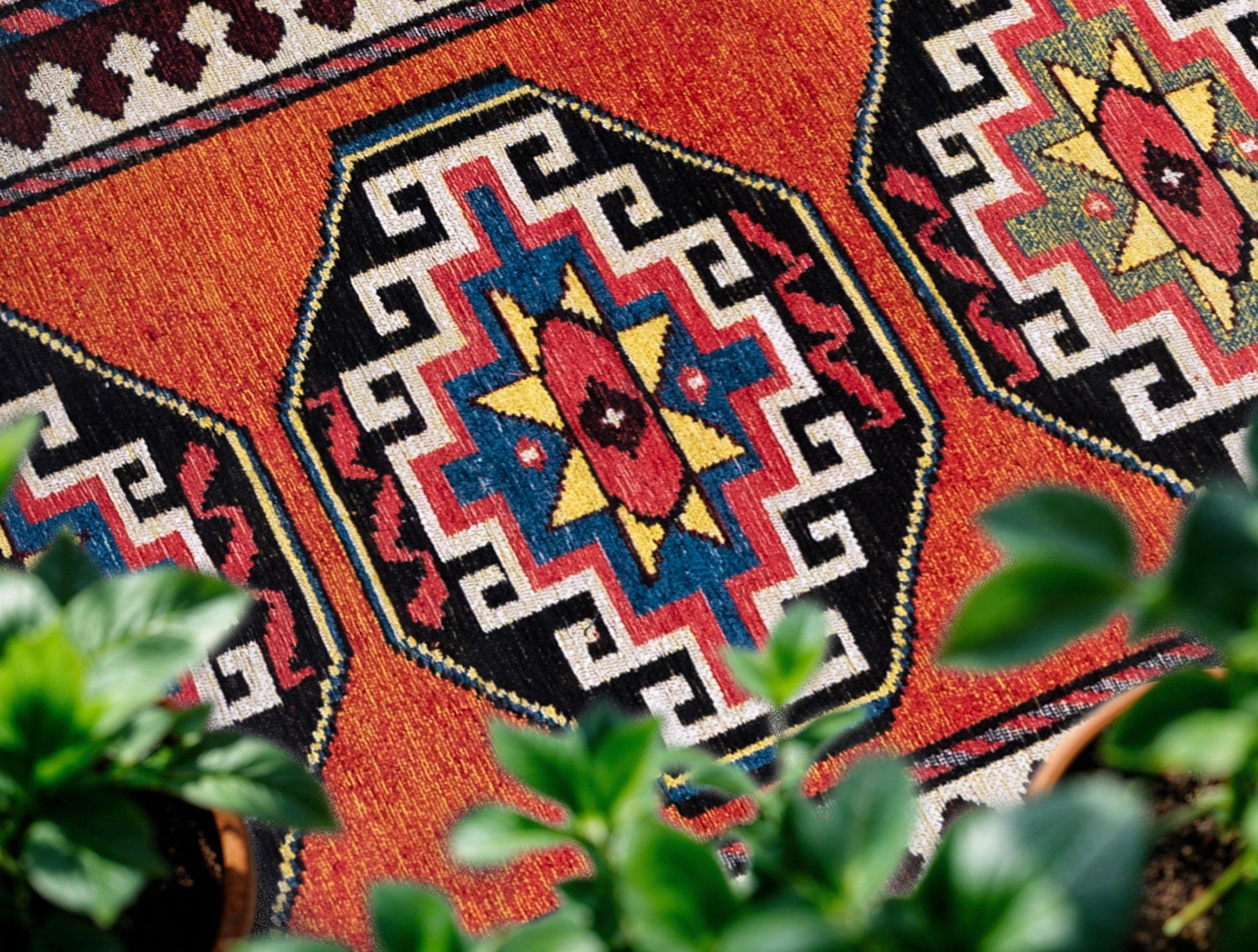 Dywan Red Mix 9844 | Rozmiar: 140 × 200 cm