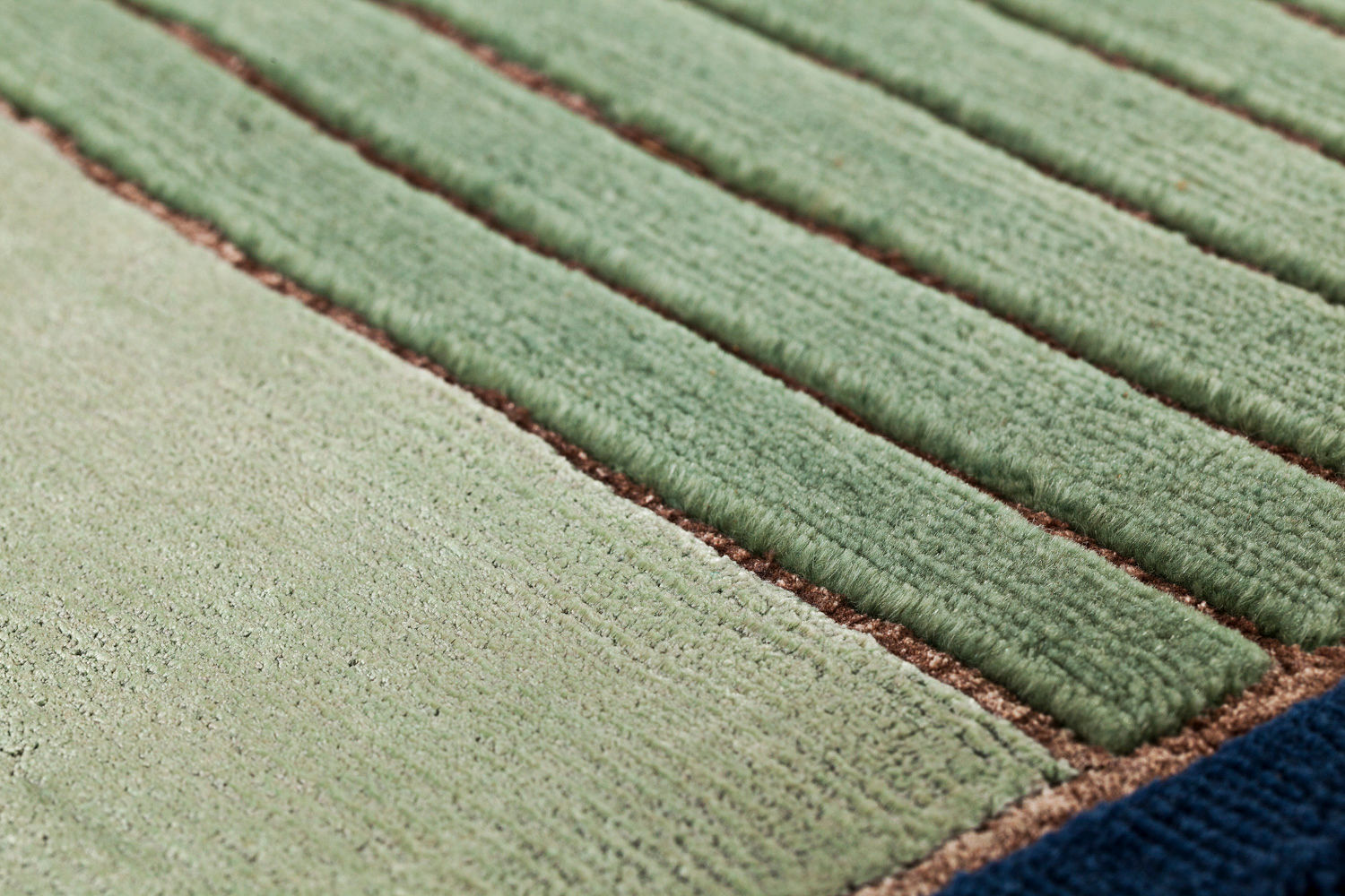 Dywan Green Striped