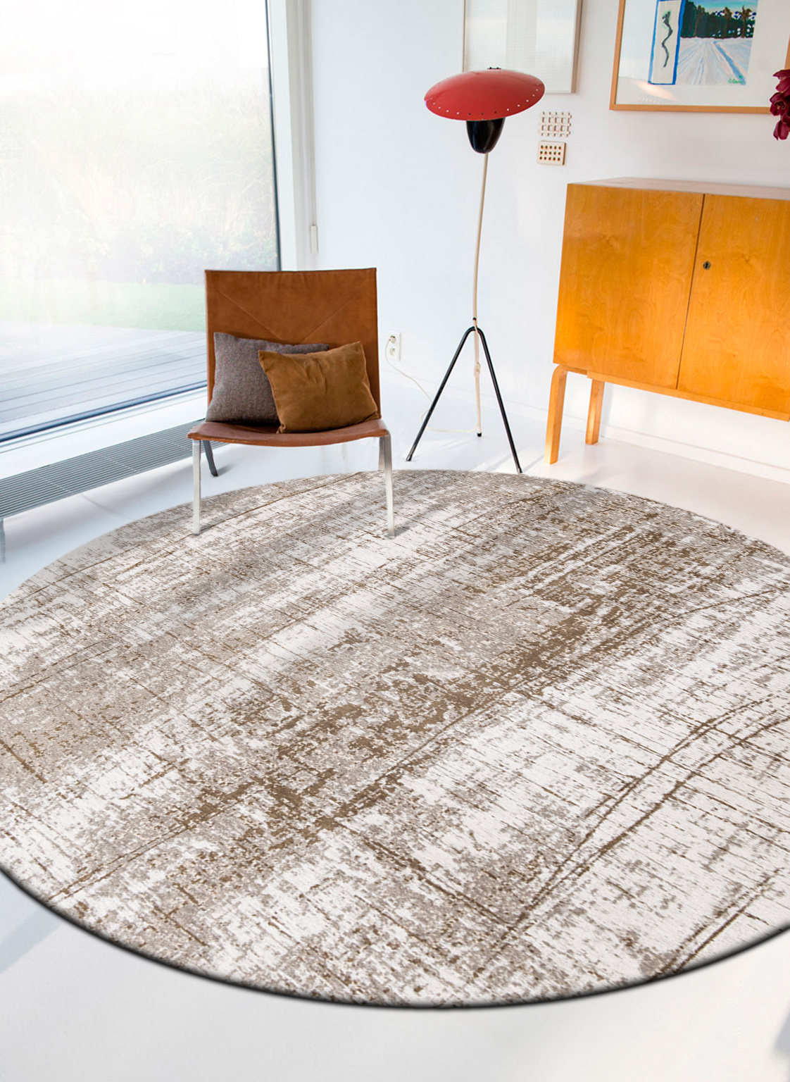 Dywan 8785 Concrete Jungle | Rozmiar: Ø 240 cm