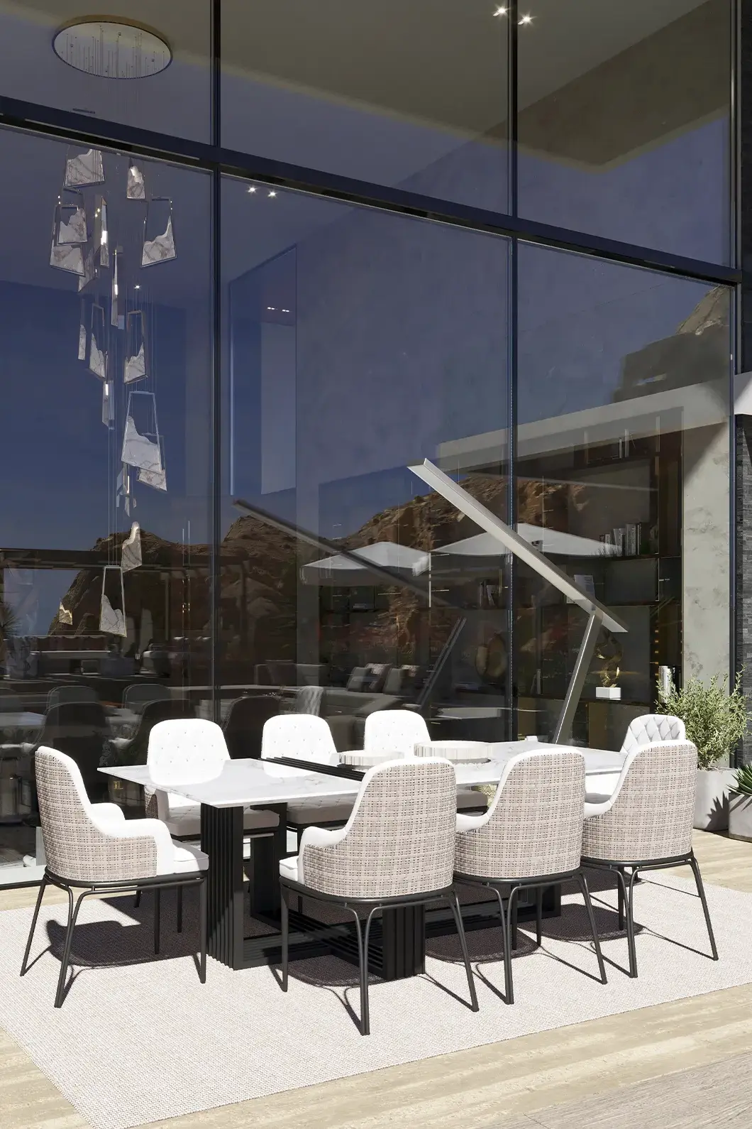 Drewniane krzesło jadalniane ogrodowe Regal