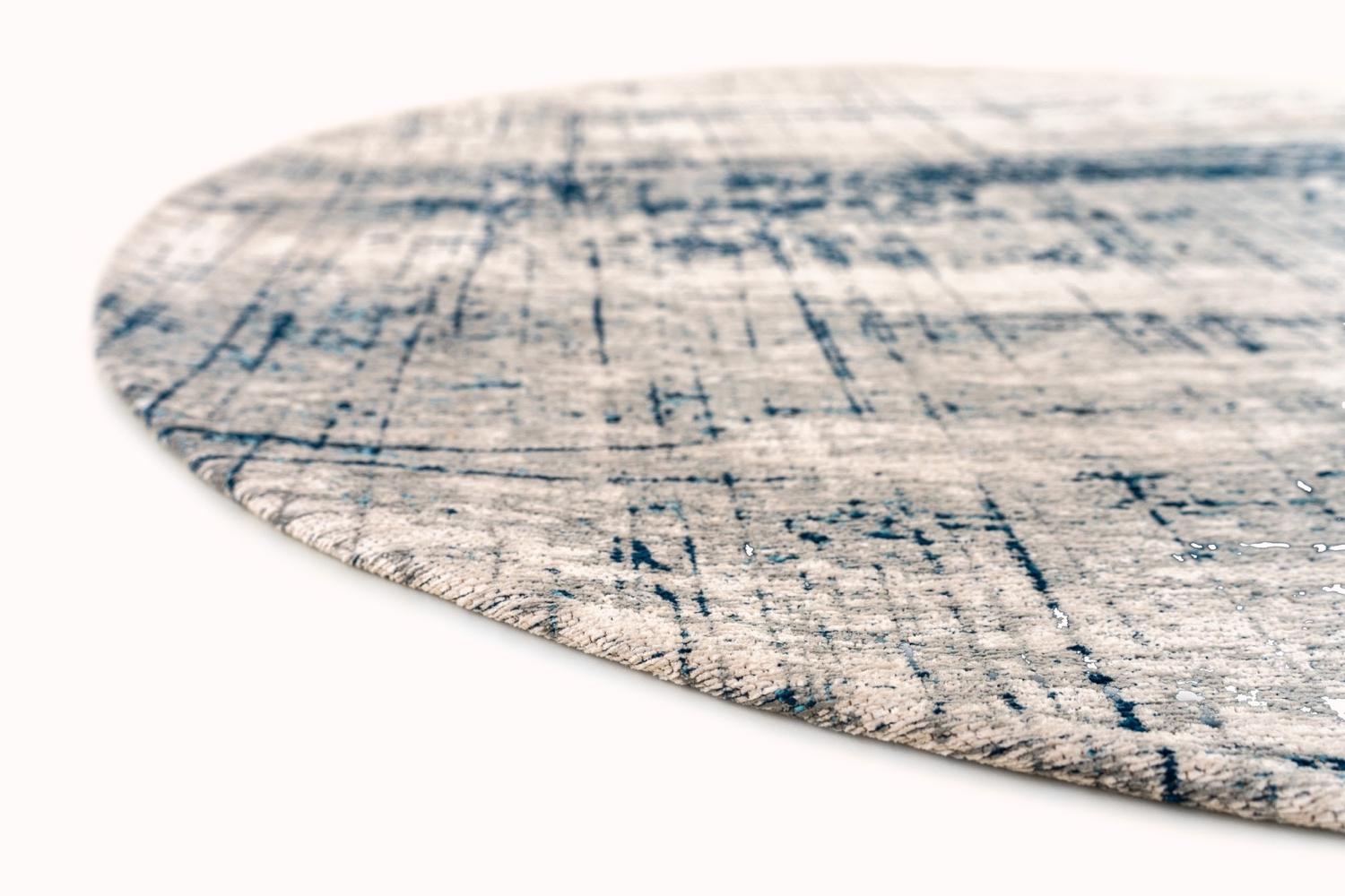 Dywan okrągły Bronx Azurite 8421 | Rozmiar: Ø 140 cm