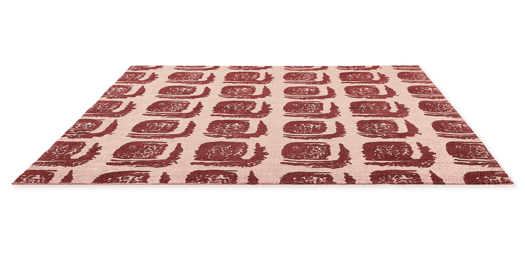 Dywan Woodblock Red 163003 | Rozmiar: 170 x 240 cm