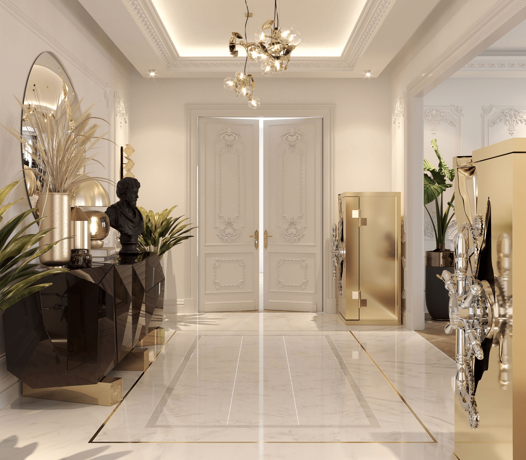 Czekoladowy kredens XL Prism