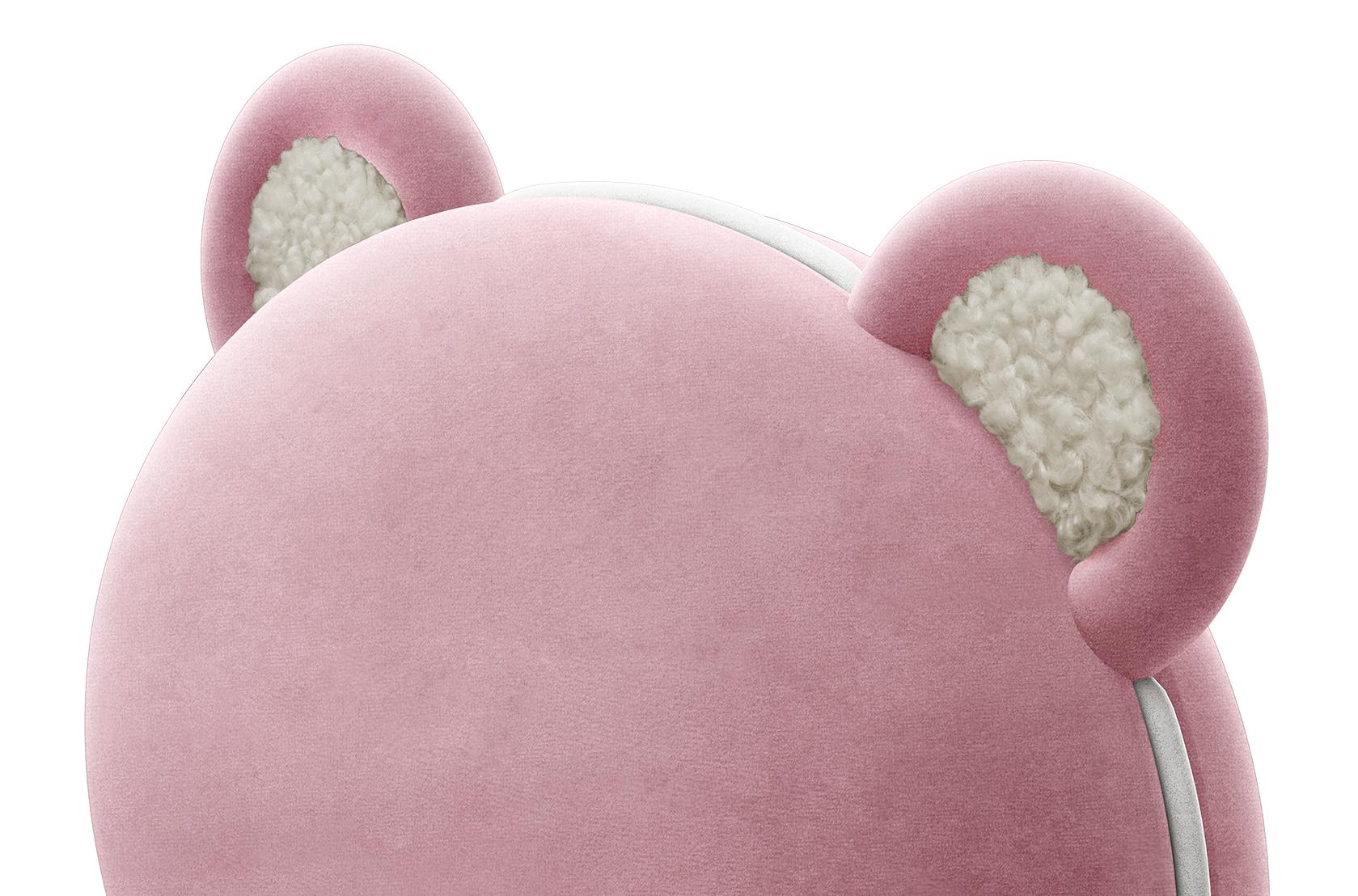 Różowe krzesełko Fluffy Bear