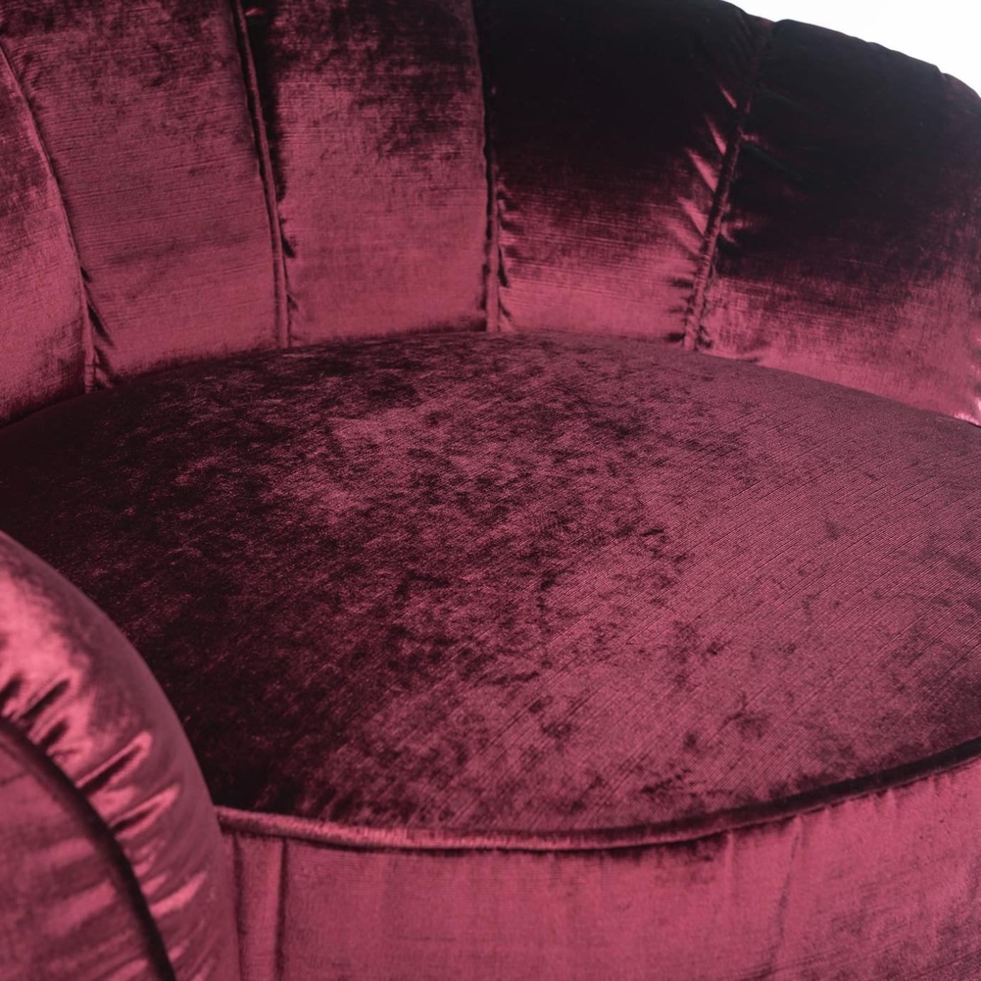 Fotel Kidman w kolorze bordeaux