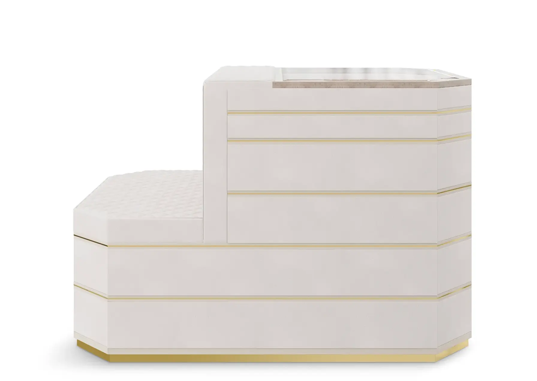 Wyspa garderobiana Cadence beżowa