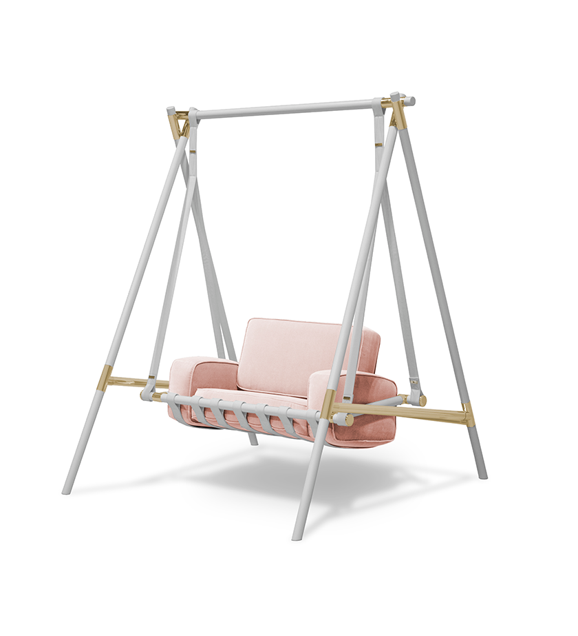 Wiszący huśtawkowy fotel dziecięcy Cozy Cloud