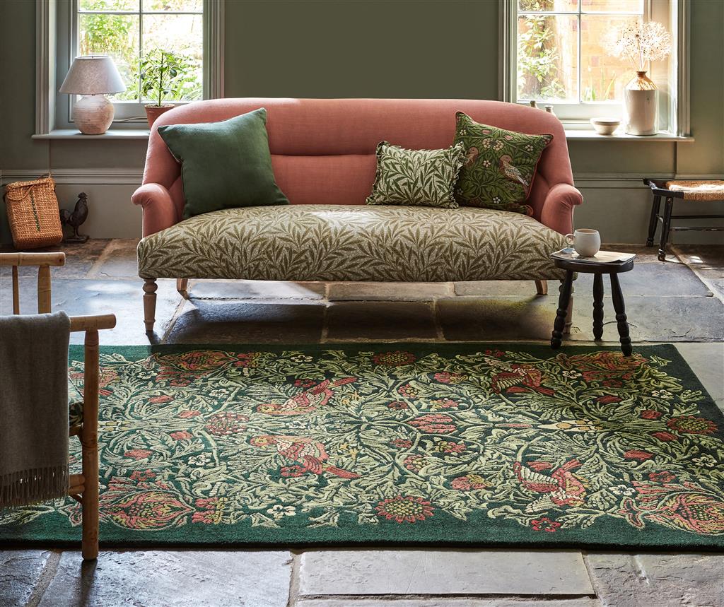 Dywan Bird Tump Green 128307 | Rozmiar: 250 x 350 cm