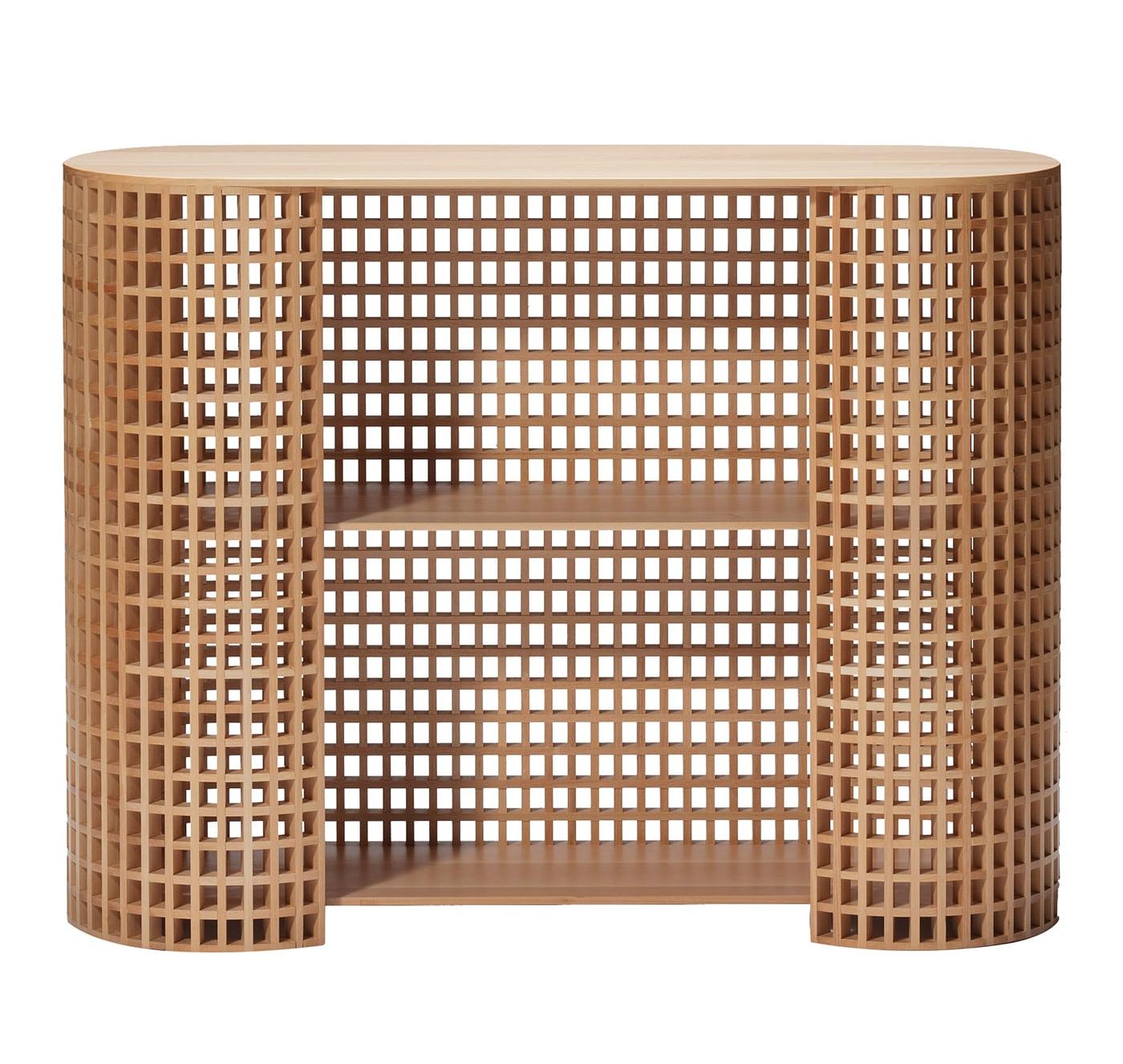 Drewniana Szafka z Fakturą