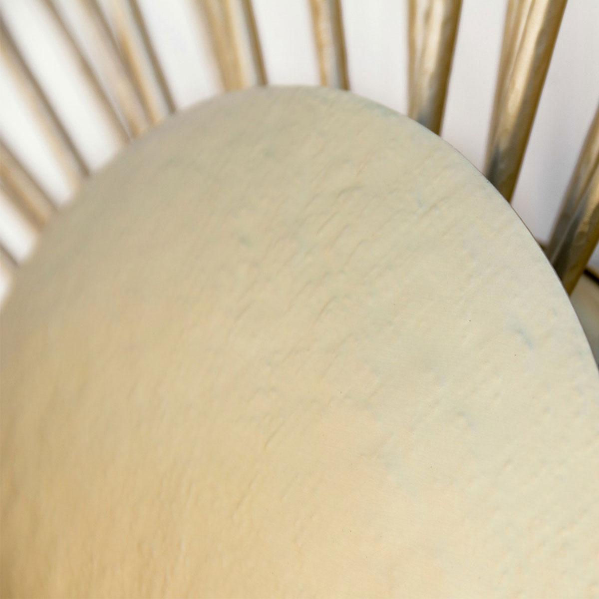 Kinkiet mosiężny promienisty