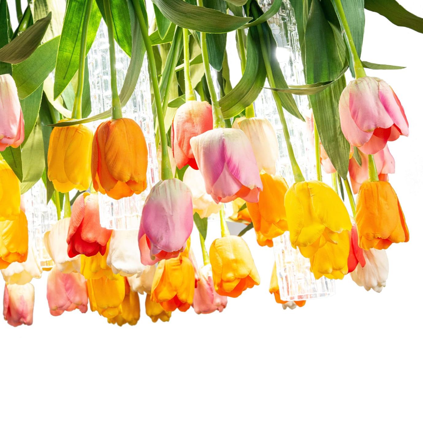 Okrągły żyrandol Tulip