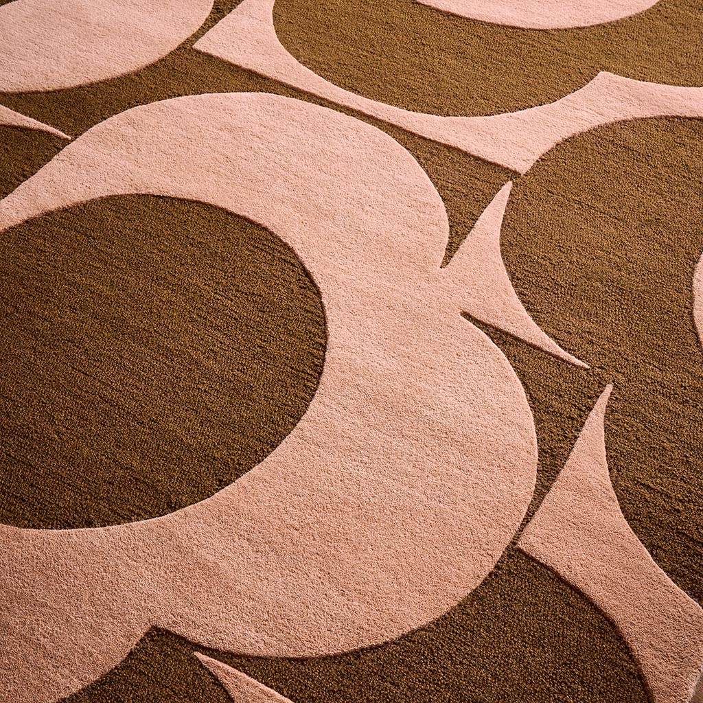 Dywan Prism Flower Pink/Terracotta | Rozmiar: 250 × 350 cm