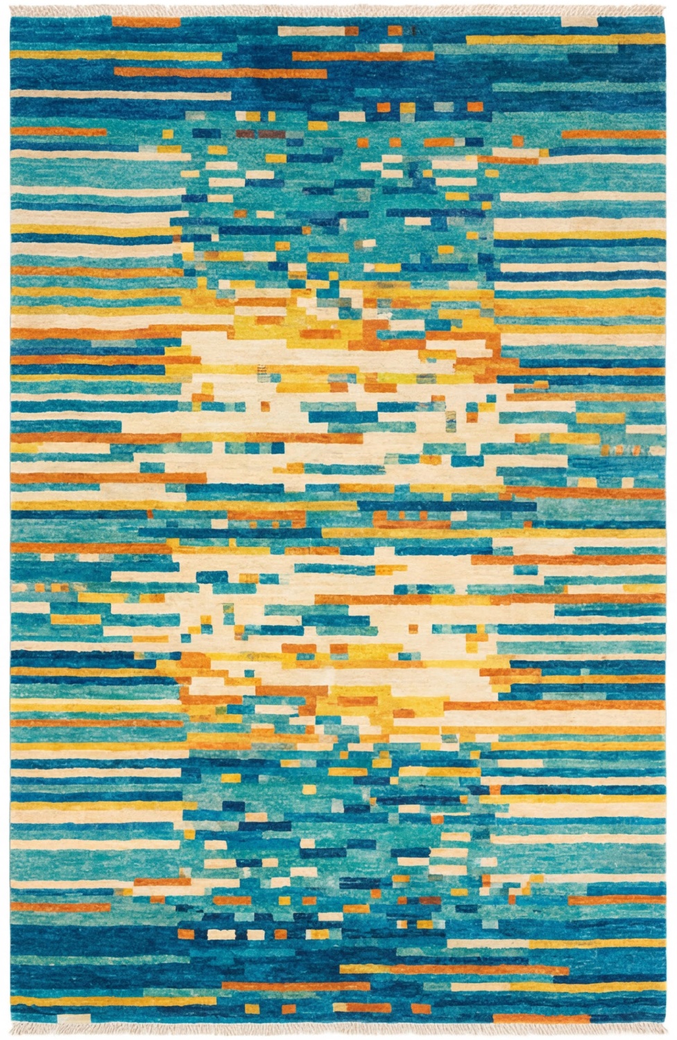 Dywan Pixel Wave Teal