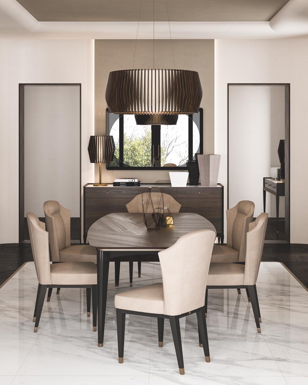 Kremowe krzesło Eclipse