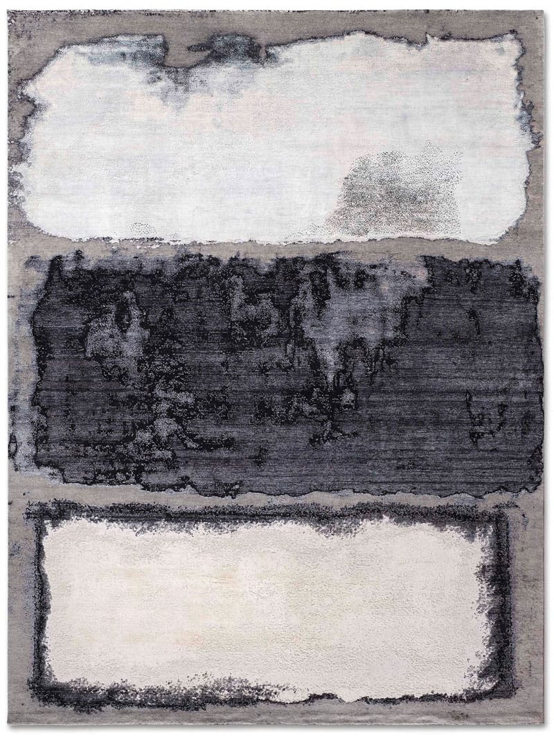 Dywan No. 15 Silver Black White | Rozmiar: 274 x 365 cm