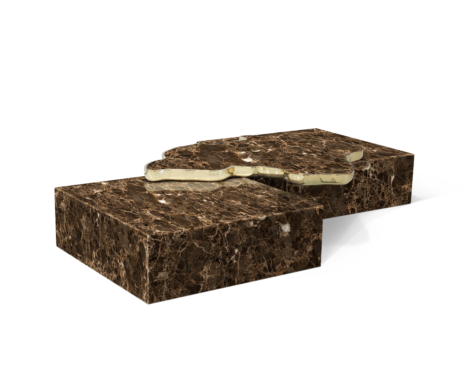 Stolik kawowy Valencia z kamienia Emperor