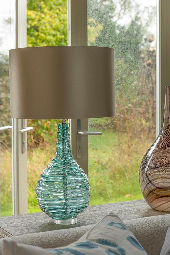 Lampka stołowa Matilda Turquoise