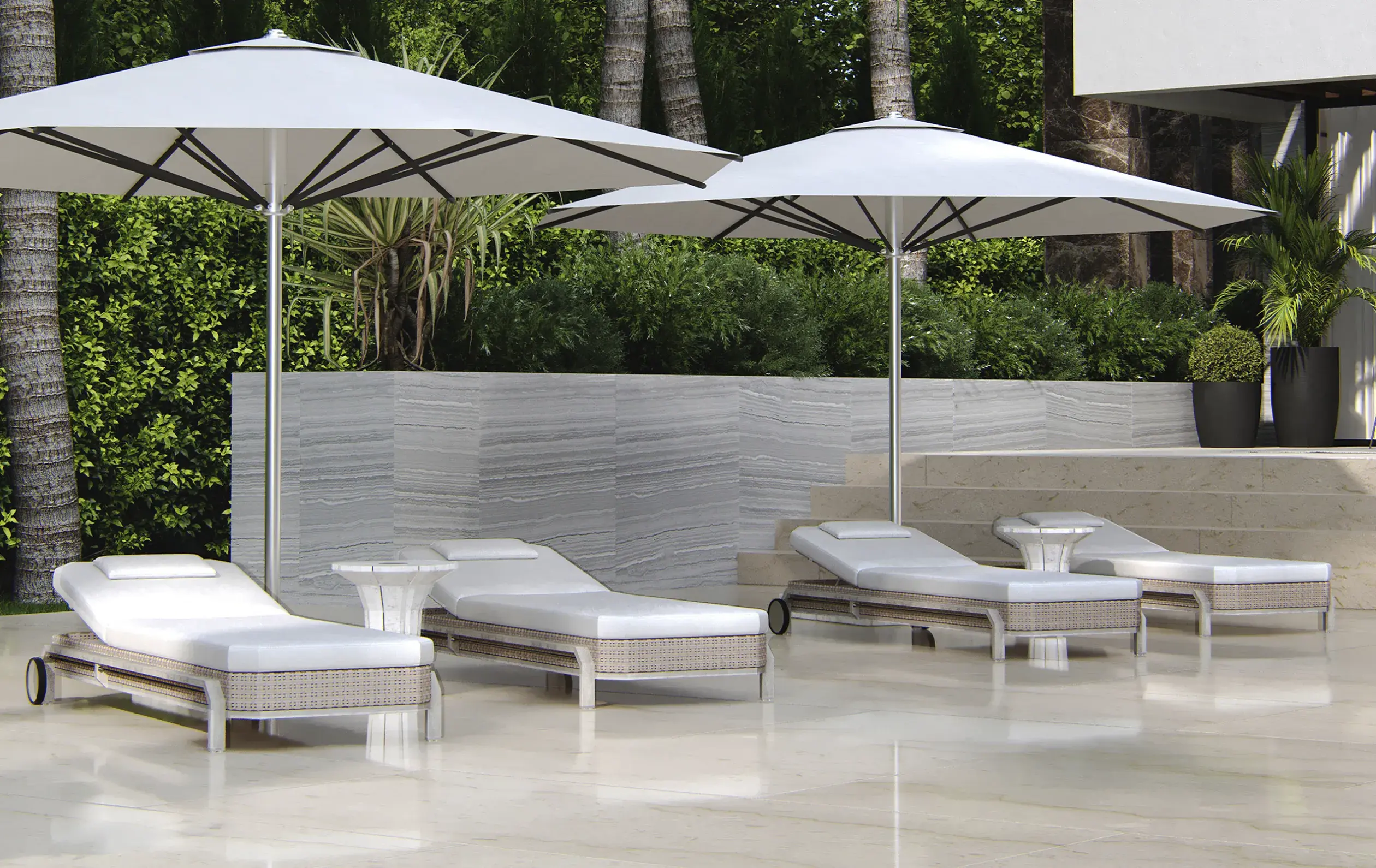 Drewniany leżak ogrodowy Heritage - 3