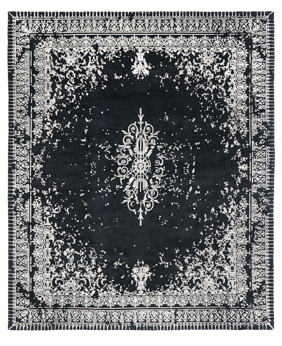 Dywan Ferrara Special Rocked Black And White | Rozmiar: 280 x 360 cm