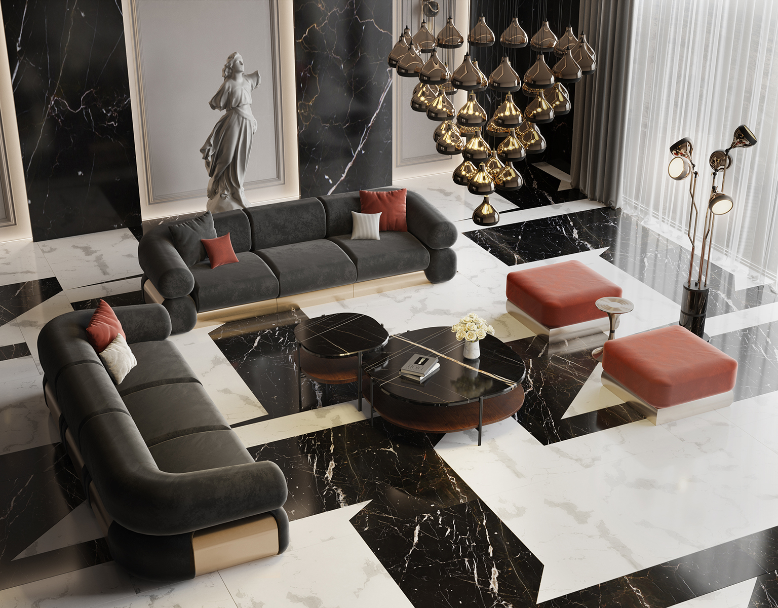 Lampa podłogowa Grace - 4