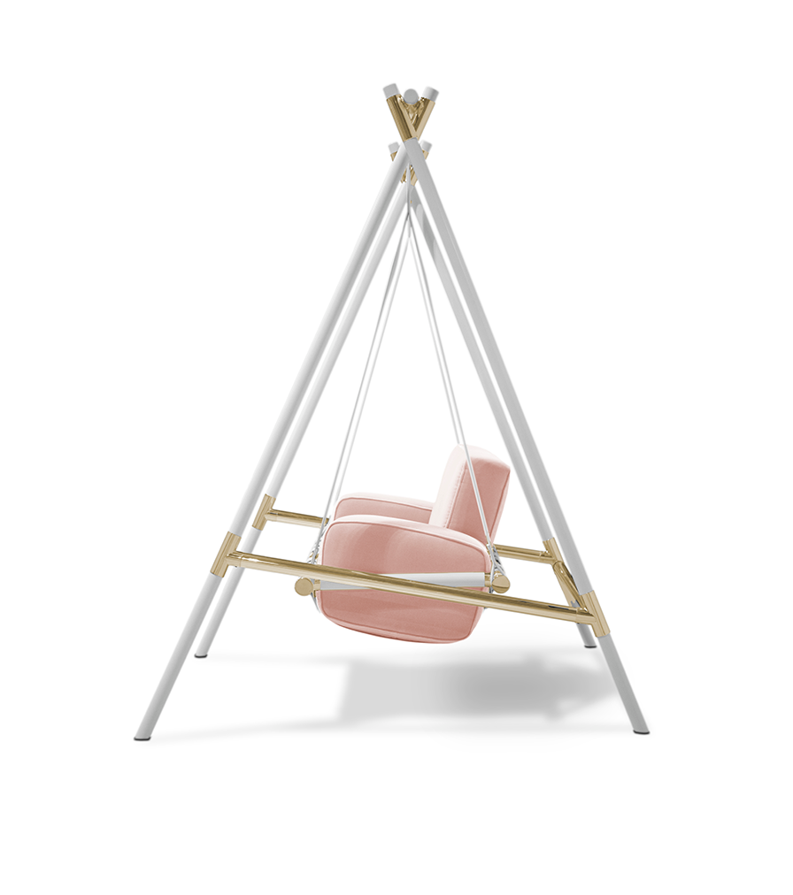 Wiszący huśtawkowy fotel dziecięcy Cozy Cloud