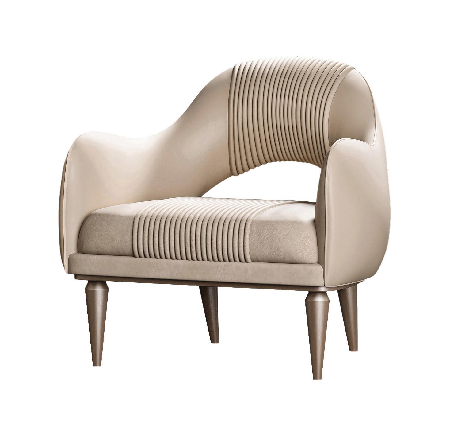 Kremowy fotel Exquisite