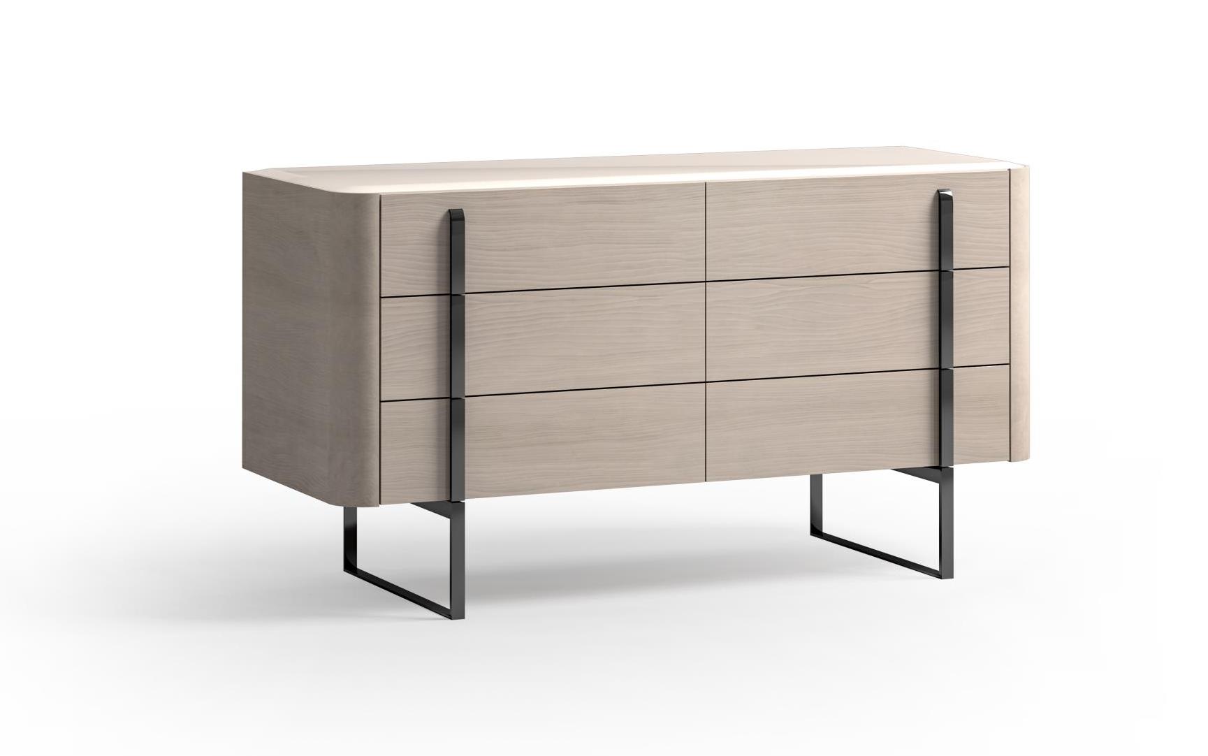 Komoda z blatem szklanym 140