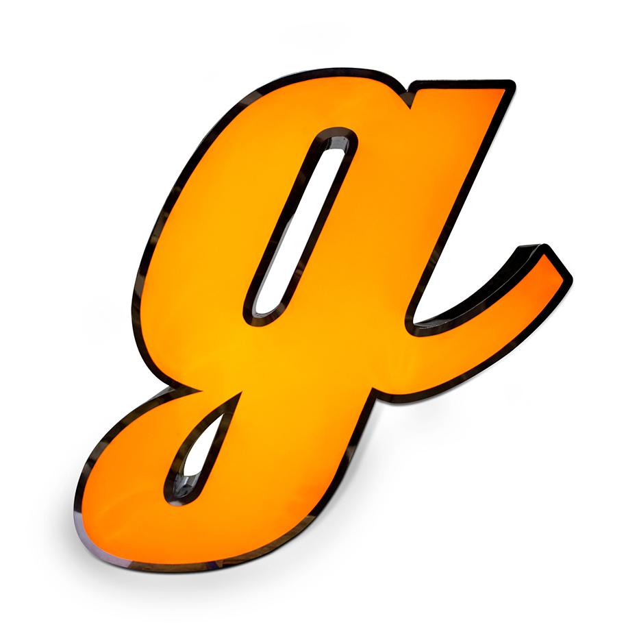 Oświetlenie literka G – Glowing