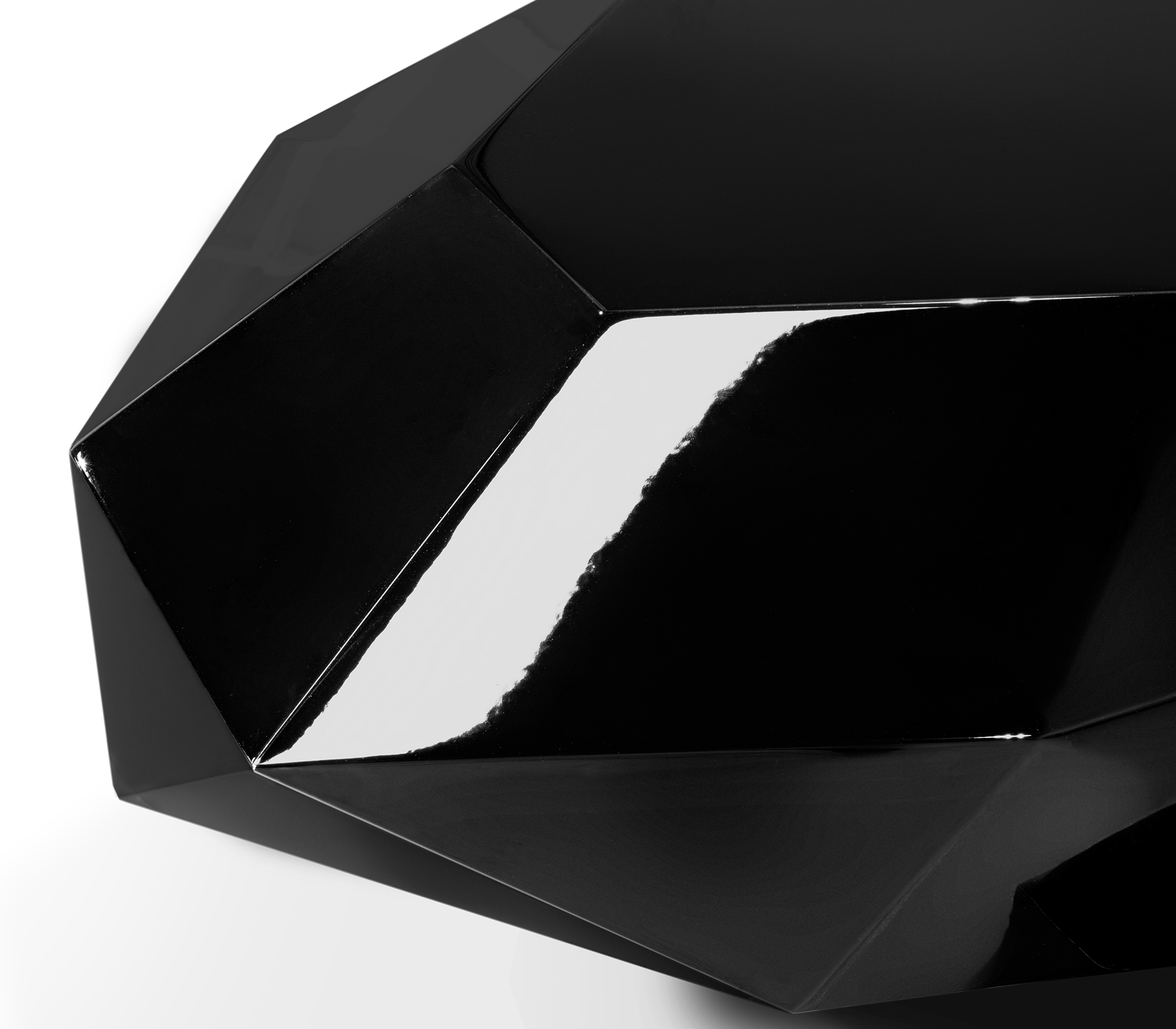 Czarny stolik kawowy Prism