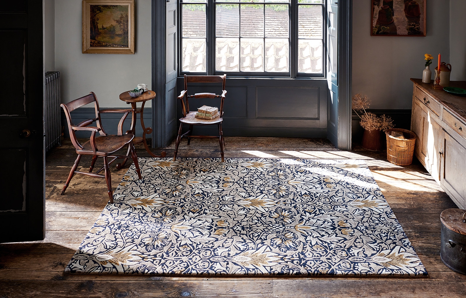 Dywan Snakeshead Indigo 127208 | Rozmiar: 140 x 200 cm