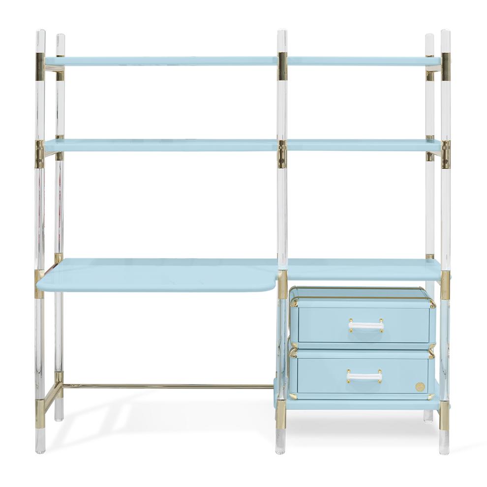 Niebieska biblioteczka Jigsaw Puzzle