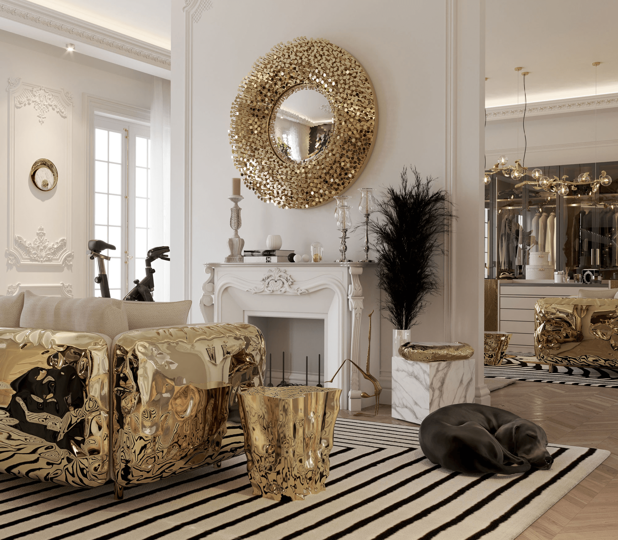 Lustro ścienne Robin Artisan