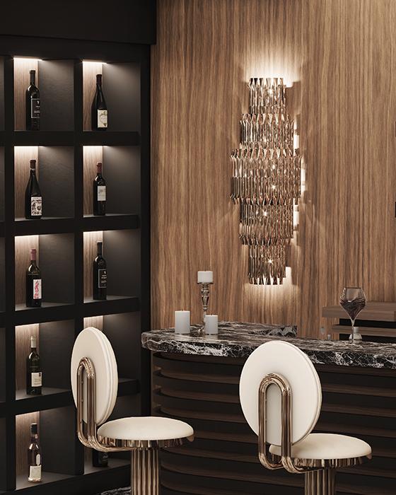 Stołek barowy Keira Round - 1