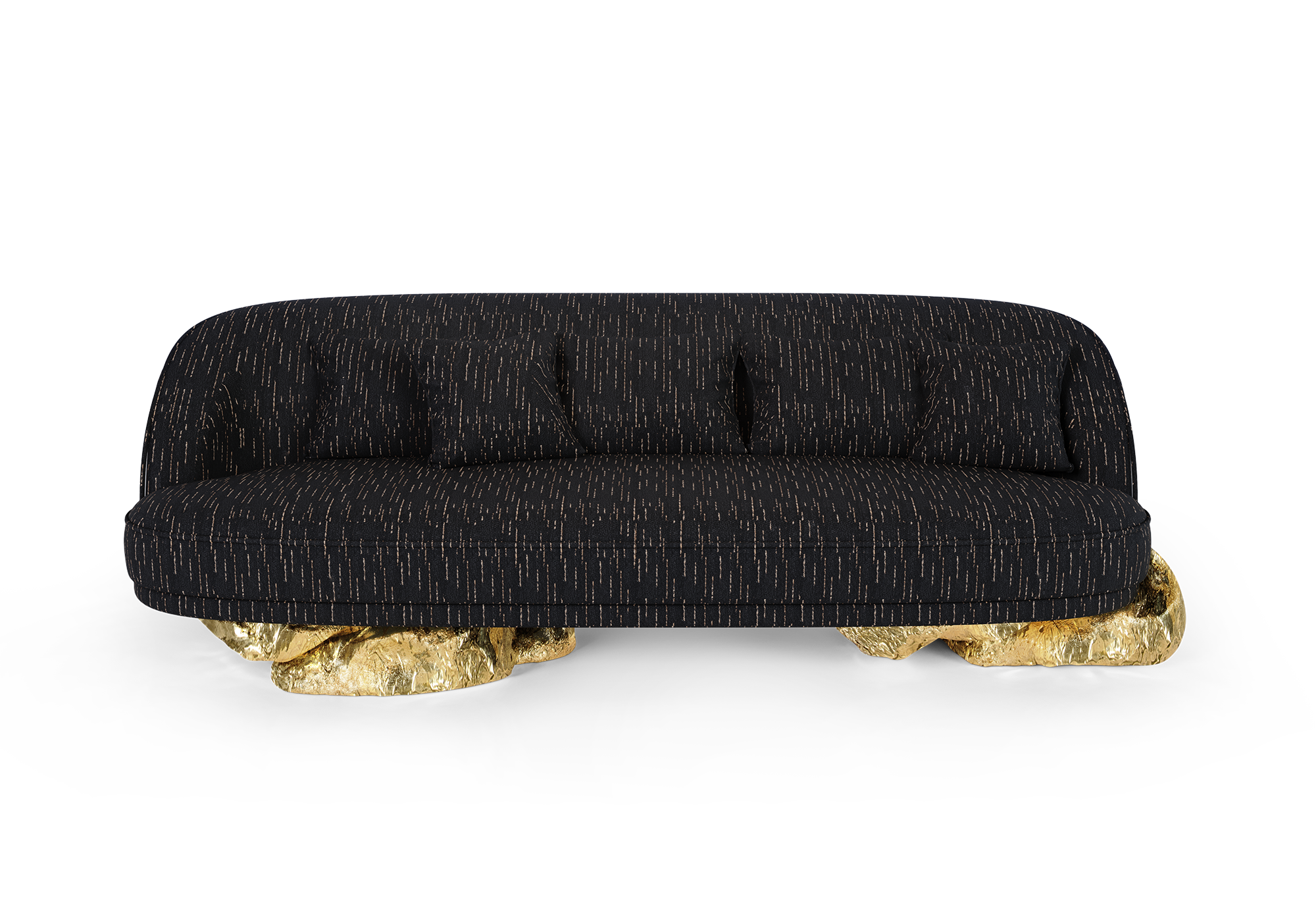 Czarna sofa Angora