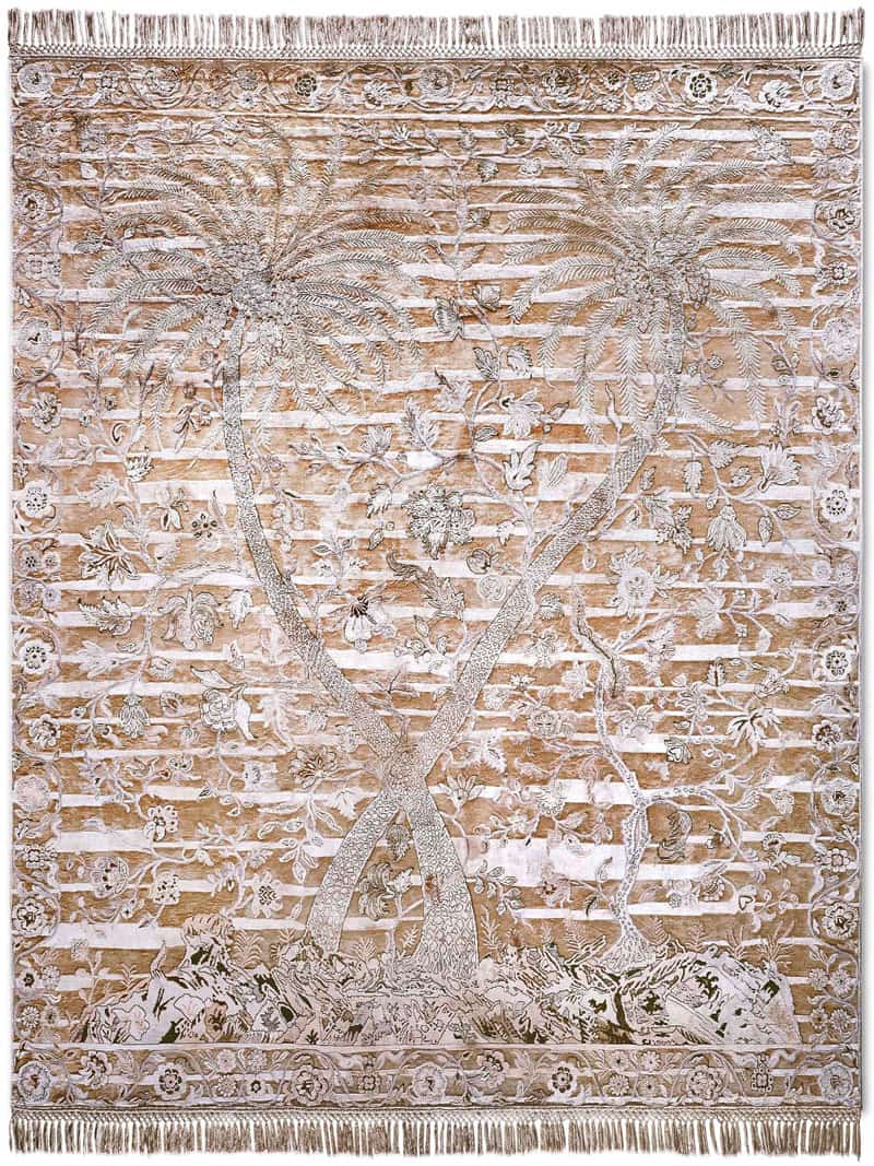 Dywan No. 03 Gold on Cream