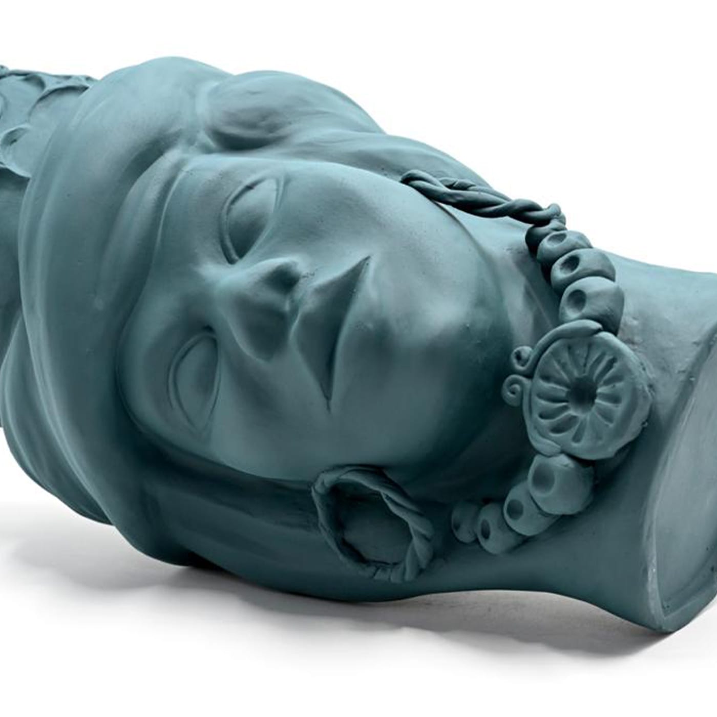 Ręcznie wykonana rzeźba Głowa Maura