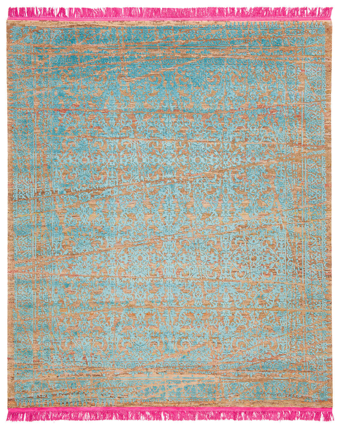 Dywan Ferrara Radi Wrapped Pink Aqua | Rozmiar: 350 x 450 cm