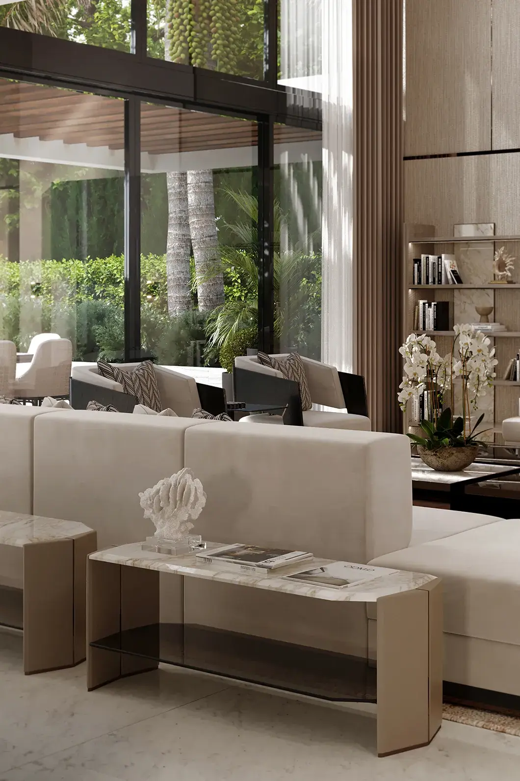 Długi stolik boczny Summit