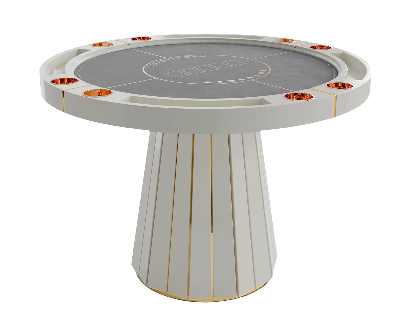 Stół pokerowy Regal White