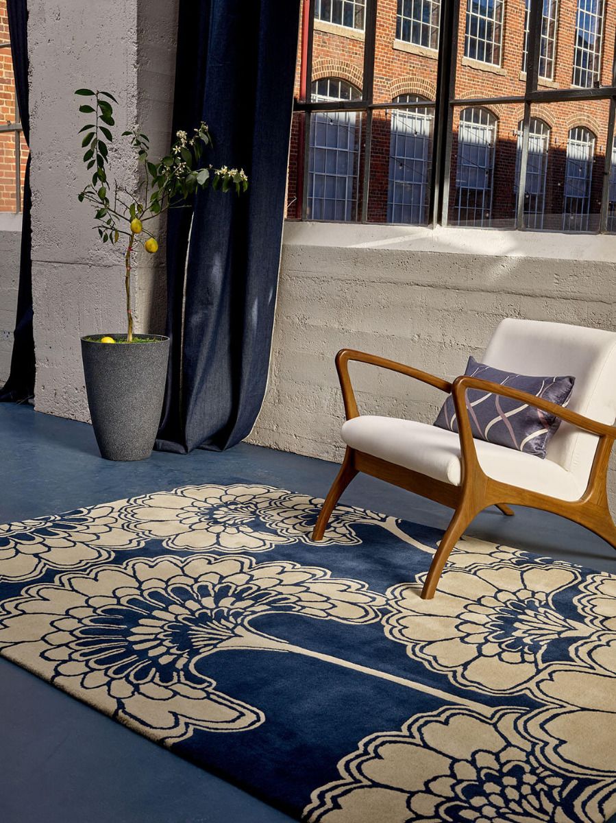 Dywan Japanese Floral Midnight 39708 | Rozmiar: 250 x 350 cm