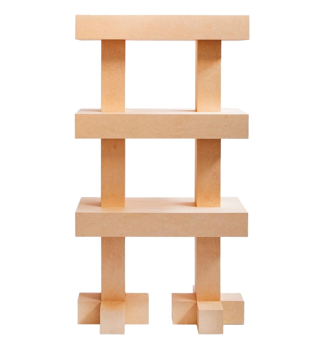 Współczesny Regał Drewniany