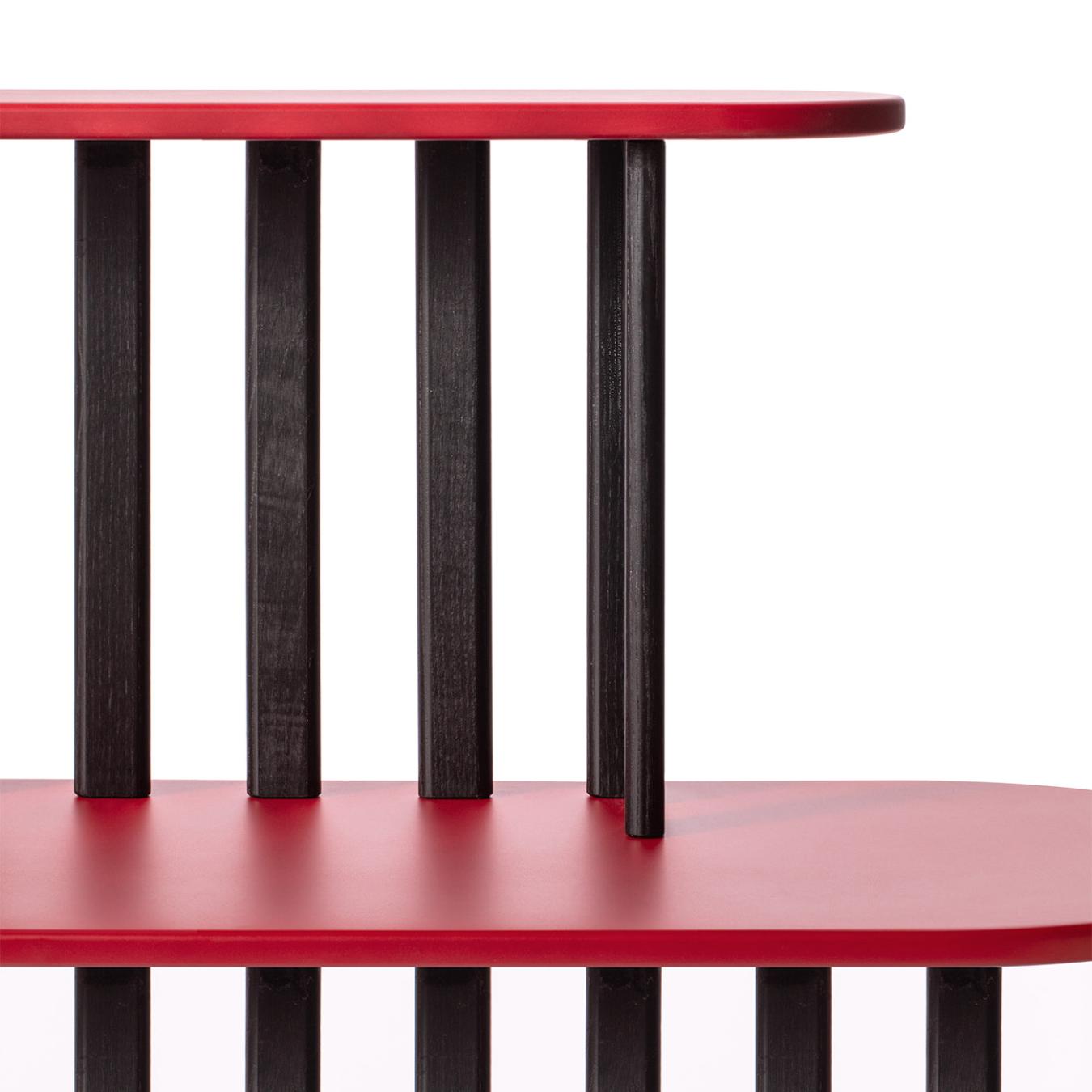 Czarno-Czerwona Dwupoziomowa Konsola