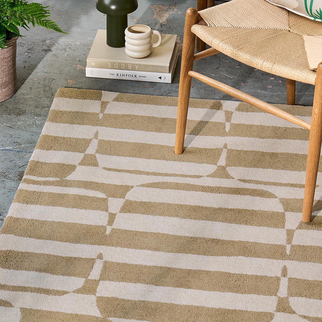 Dywan Lohko Stripe Pebble | Rozmiar: 250 x 350 cm