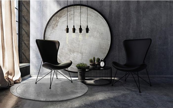 Dywan Luna Grey Round | Rozmiar: Ø 170 cm