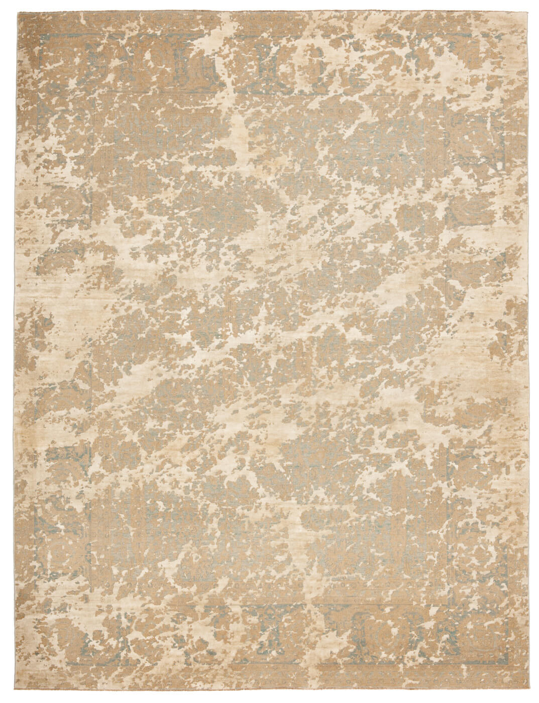 Dywan Tabriz Wooster Double Sky Blue Silver Grey Silk | Rozmiar: 250 x 300 cm