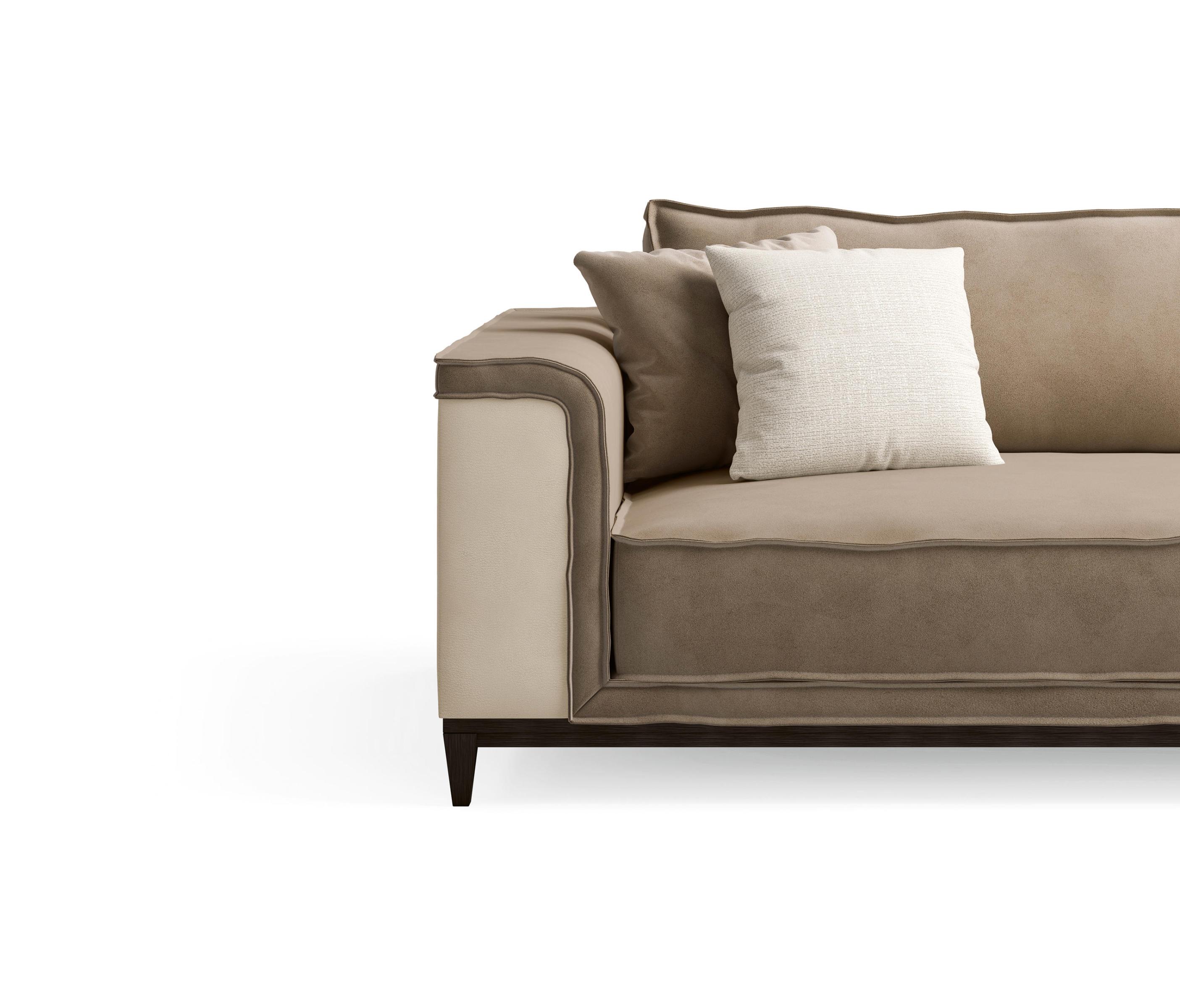 Nowoczesna włoska sofa skórzana | Konfiguracja: 2‑osobowy