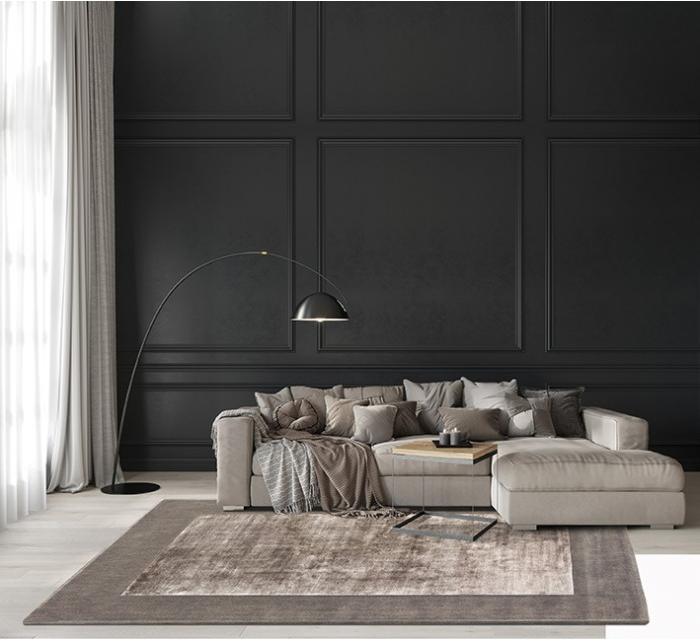 Dywan Border Tortora | Rozmiar: 200 x 300 cm