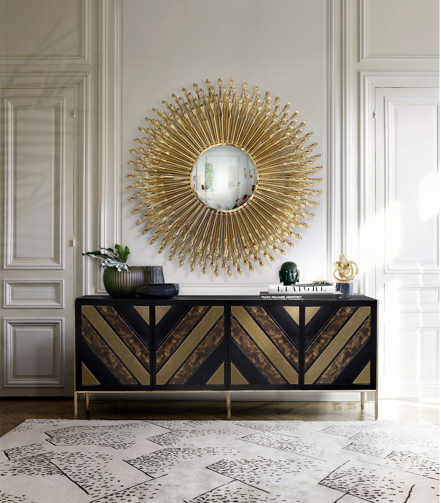 Lustro ścienne Deity