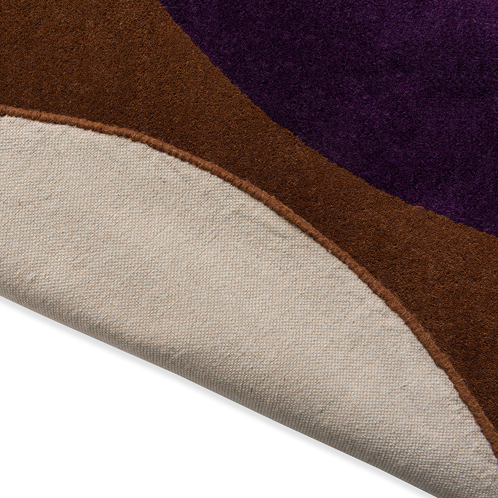 Dywan Flower Spot Chestnut / Viol 158401 | Rozmiar: Ø 200 cm