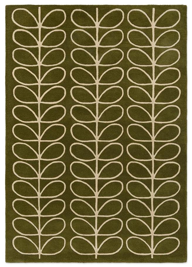 Dywan Linear Stem Olive | Rozmiar: 160 × 230 cm